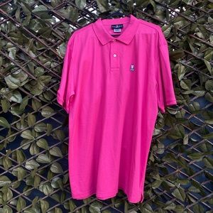 Psycho Bunny Men's Classic Polo in Love Pink